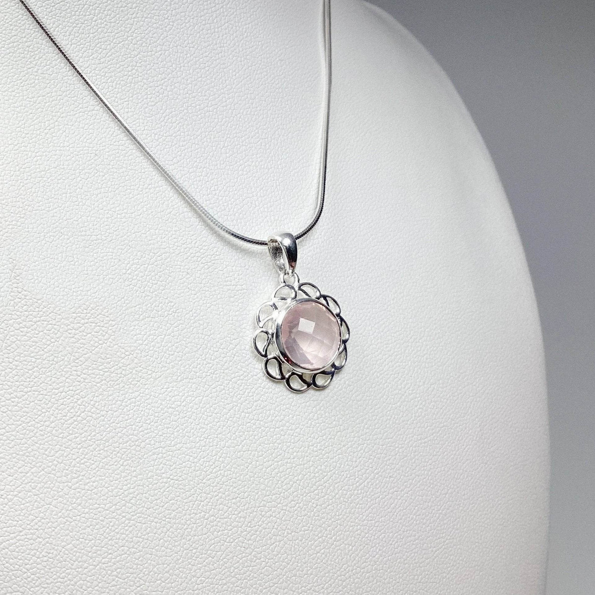 Rose Quartz Pendant-Rocks and Gems Canada