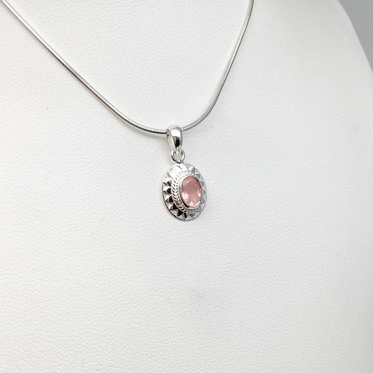 Rose Quartz Pendant-Rocks and Gems Canada