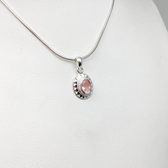 Rose Quartz Pendant-Rocks and Gems Canada