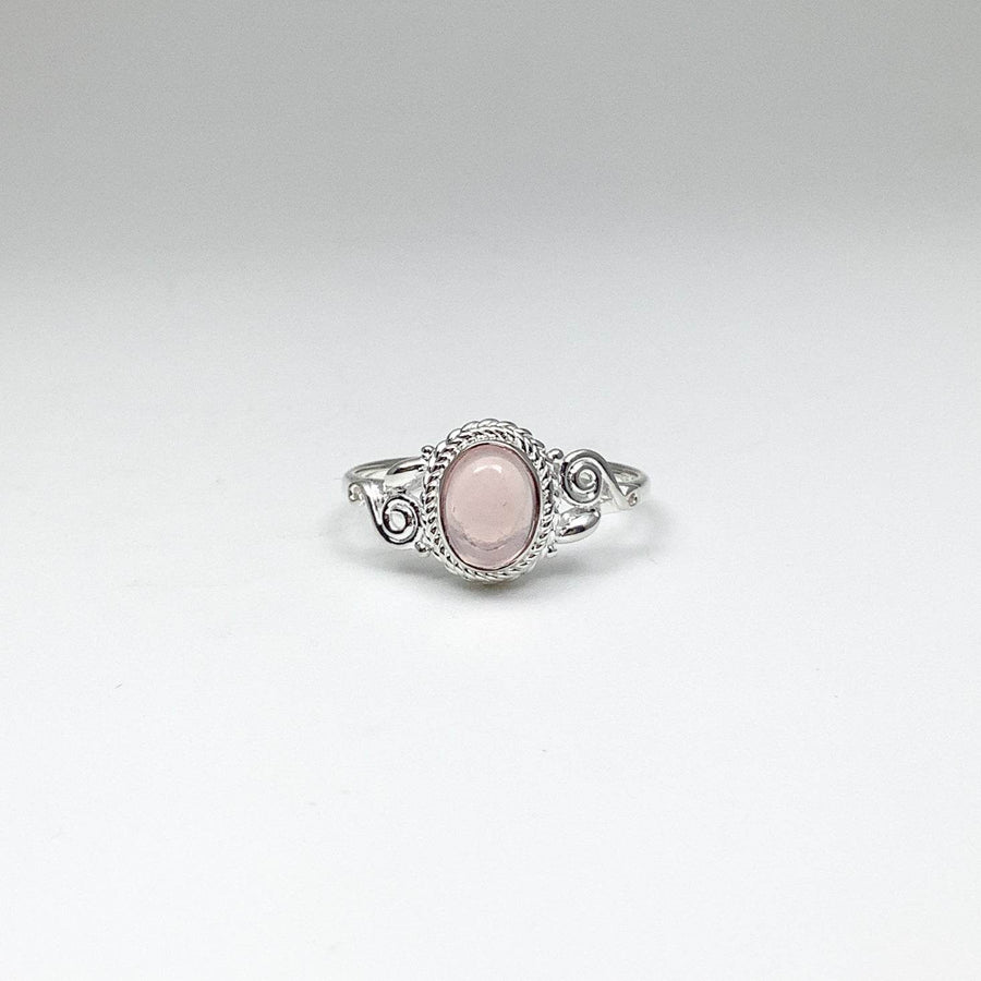 Rose Quartz Ring-Rocks and Gems Canada