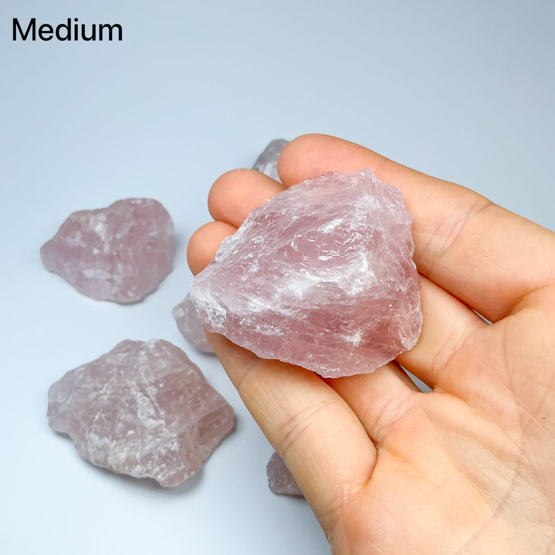 Rose Quartz Rough Chunk-Rocks and Gems Canada