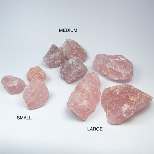 Rose Quartz Rough Chunk-Rocks and Gems Canada
