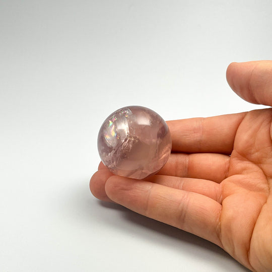 Rose Quartz Sphere-Rocks and Gems Canada