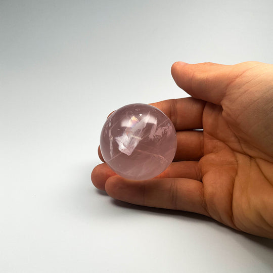 Rose Quartz Sphere-Rocks and Gems Canada