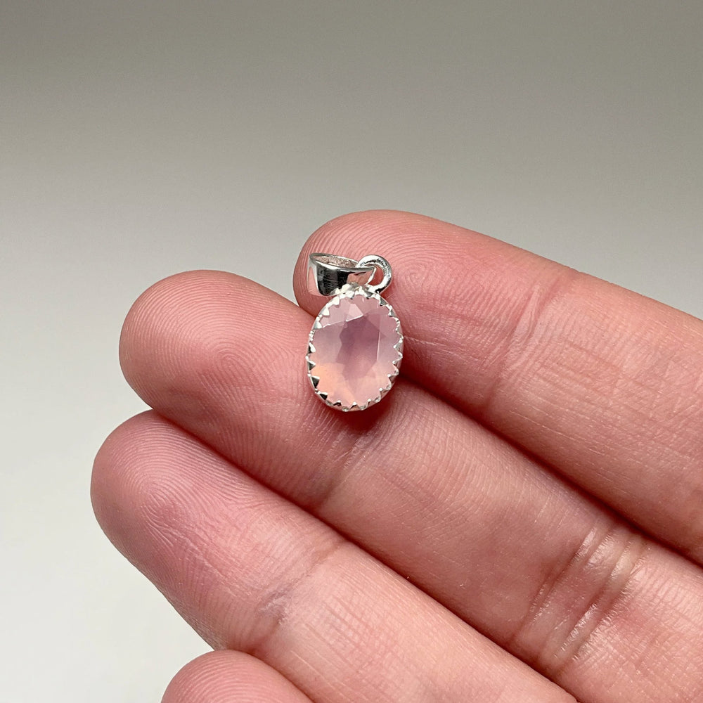 Rose Quartz Pendant - Rocks and Gems Canada