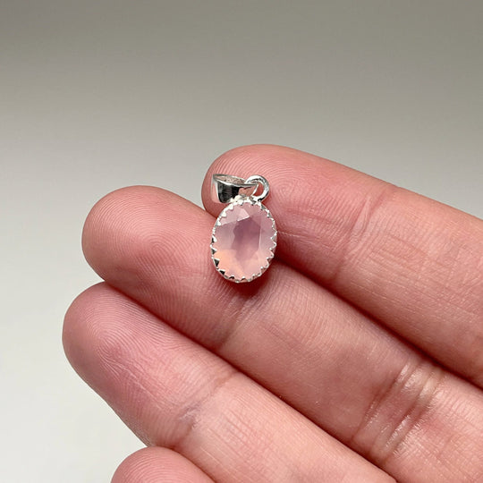 Rose Quartz Pendant - Rocks and Gems Canada
