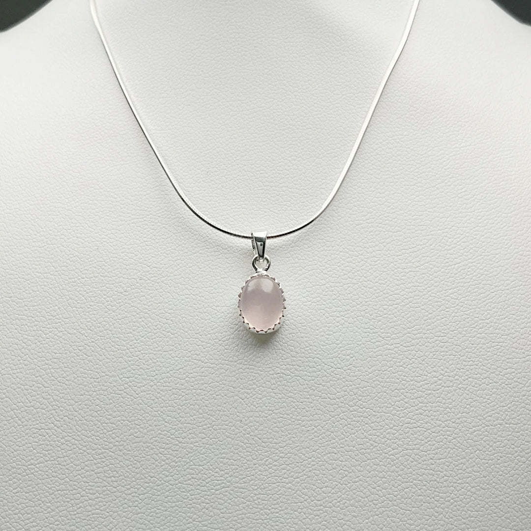 Rose Quartz Pendant - Rocks and Gems Canada