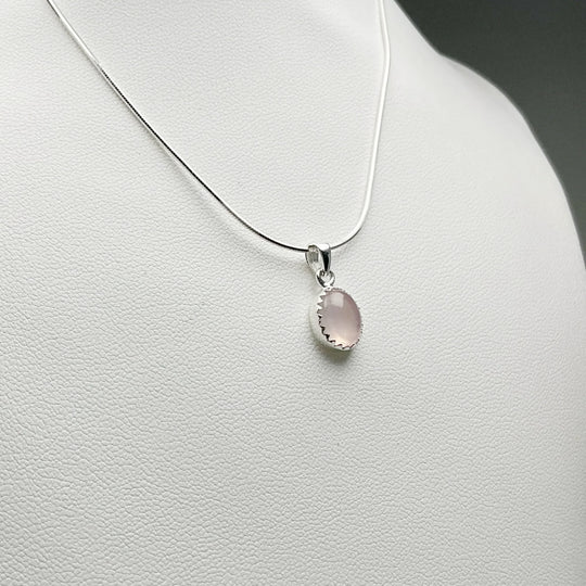 Rose Quartz Pendant - Rocks and Gems Canada
