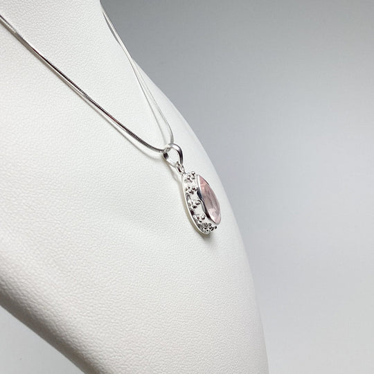 Rose Quartz Pendant - Rocks and Gems Canada