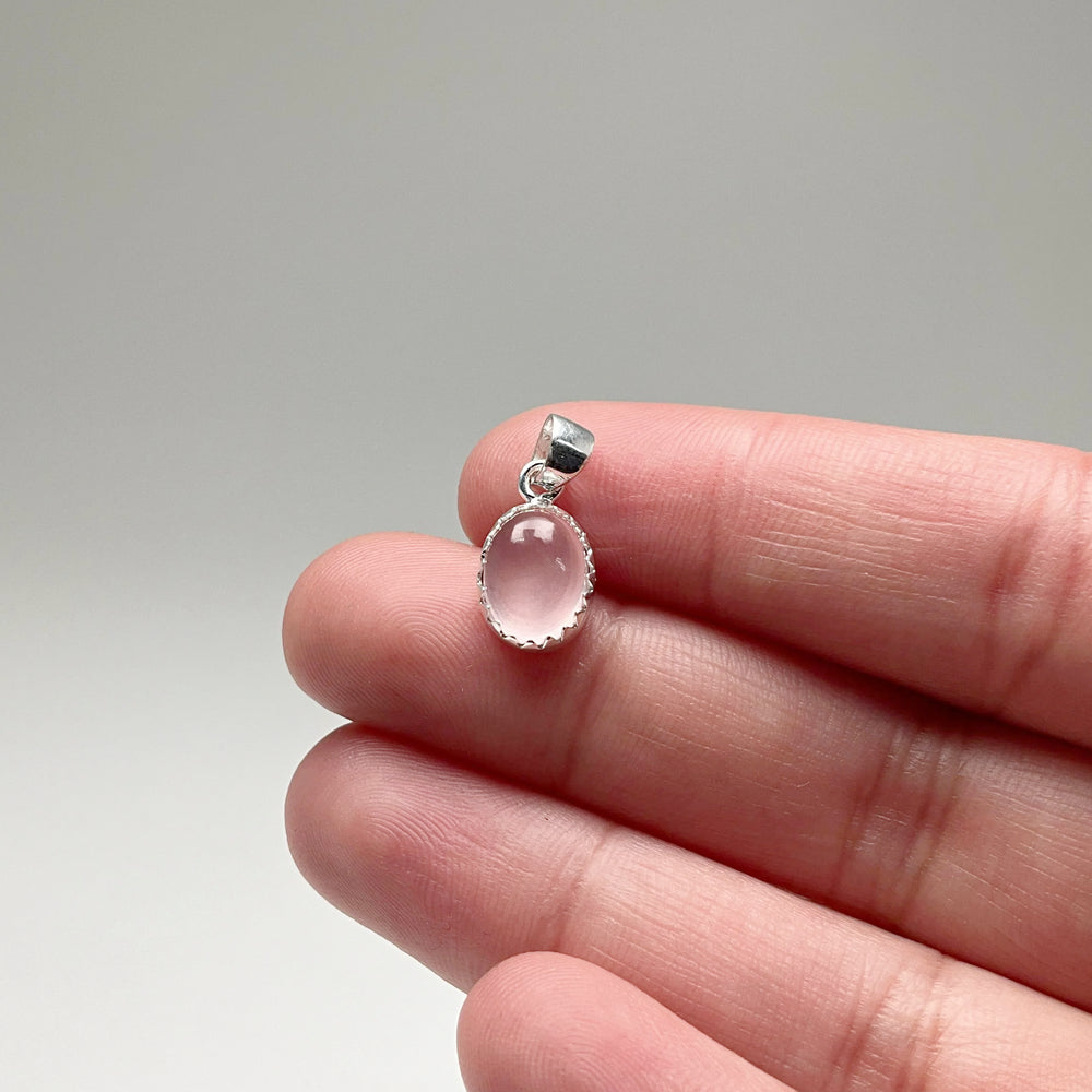 Rose Quartz Pendant - Rocks and Gems Canada