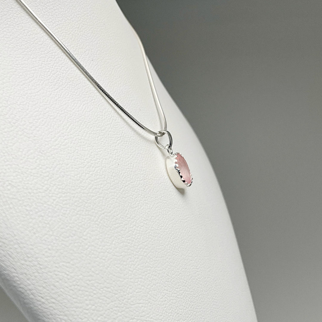 Rose Quartz Pendant - Rocks and Gems Canada