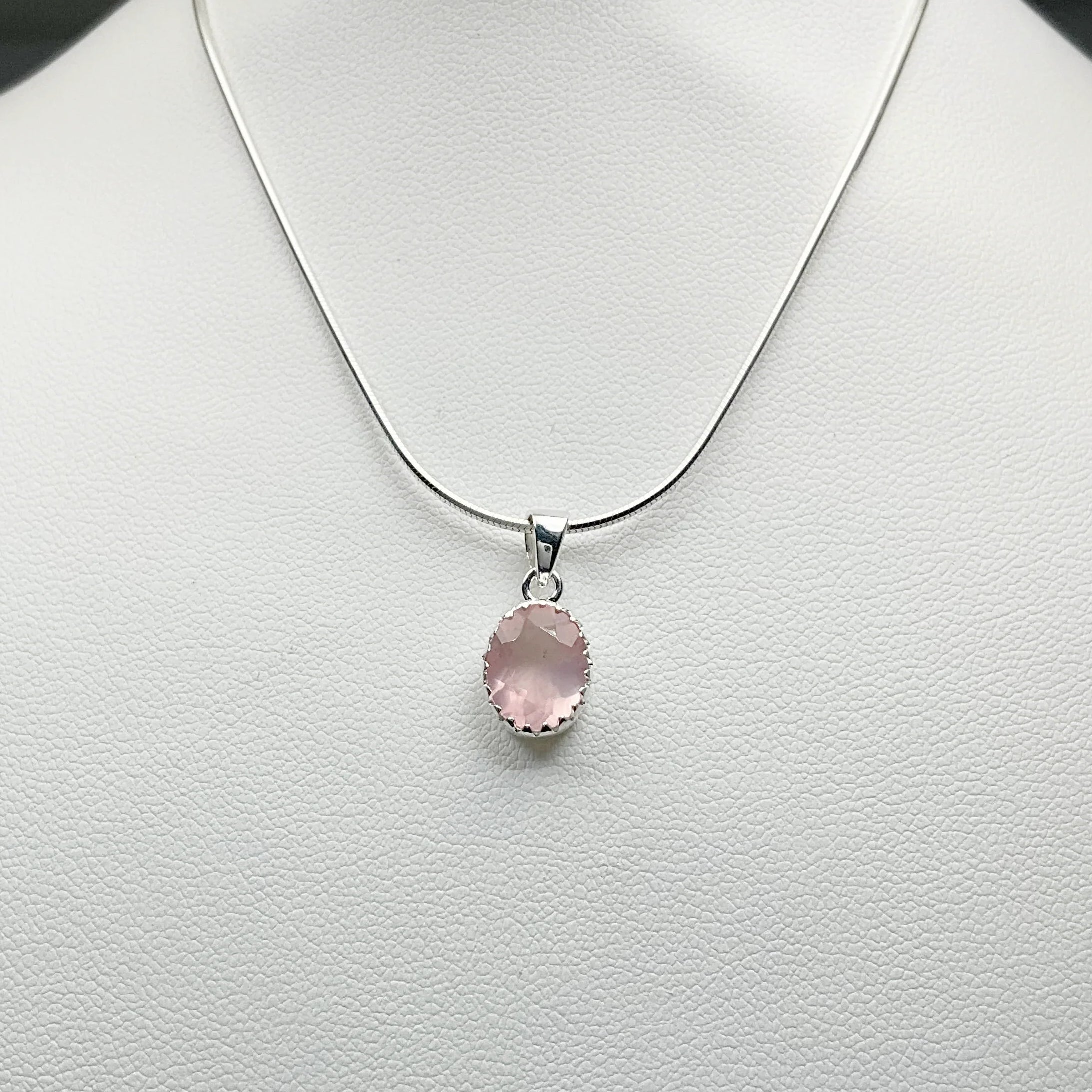Rose Quartz Pendant - Rocks and Gems Canada