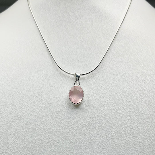 Rose Quartz Pendant - Rocks and Gems Canada