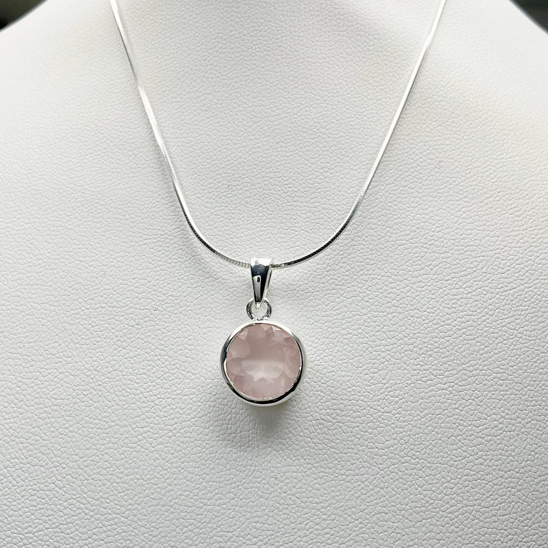 Rose Quartz Pendant - Rocks and Gems Canada