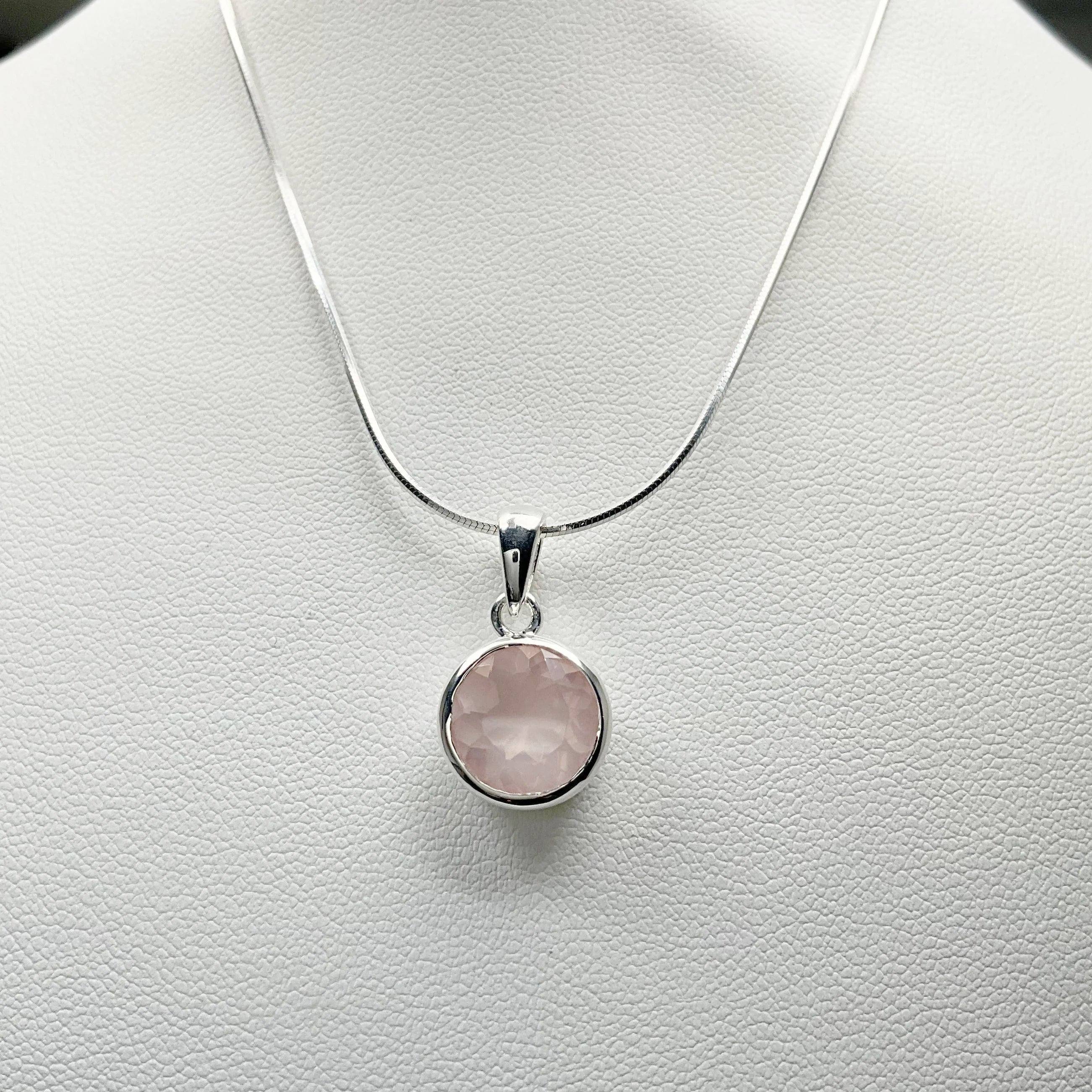 Rose Quartz Pendant - Rocks and Gems Canada