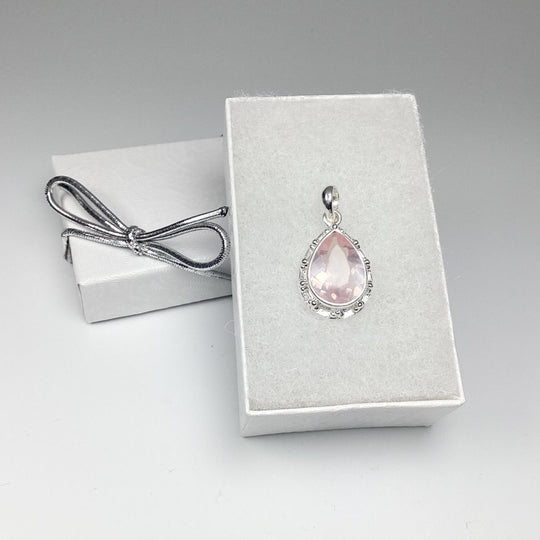 Rose Quartz Pendant - Rocks and Gems Canada