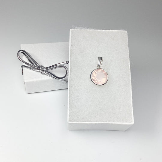 Rose Quartz Pendant - Rocks and Gems Canada