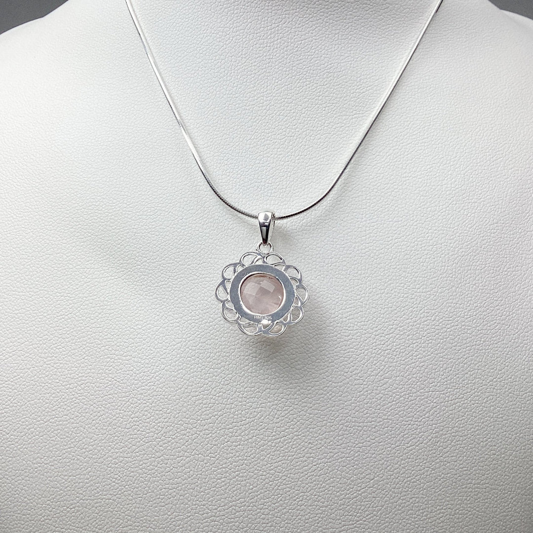Rose Quartz Pendant - Rocks and Gems Canada