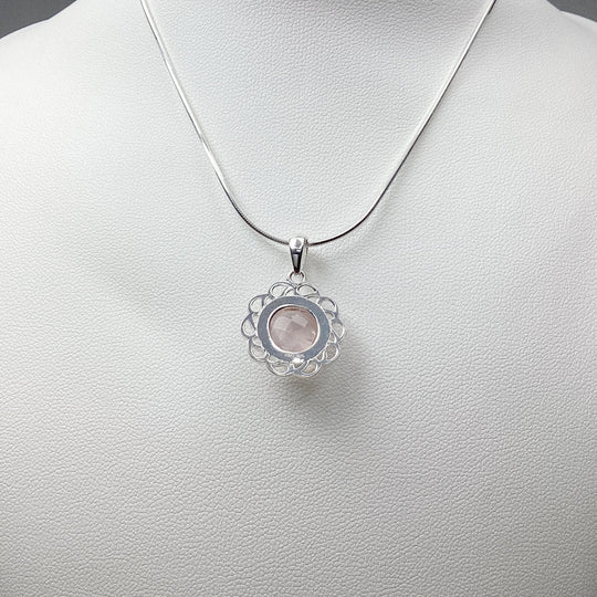 Rose Quartz Pendant - Rocks and Gems Canada