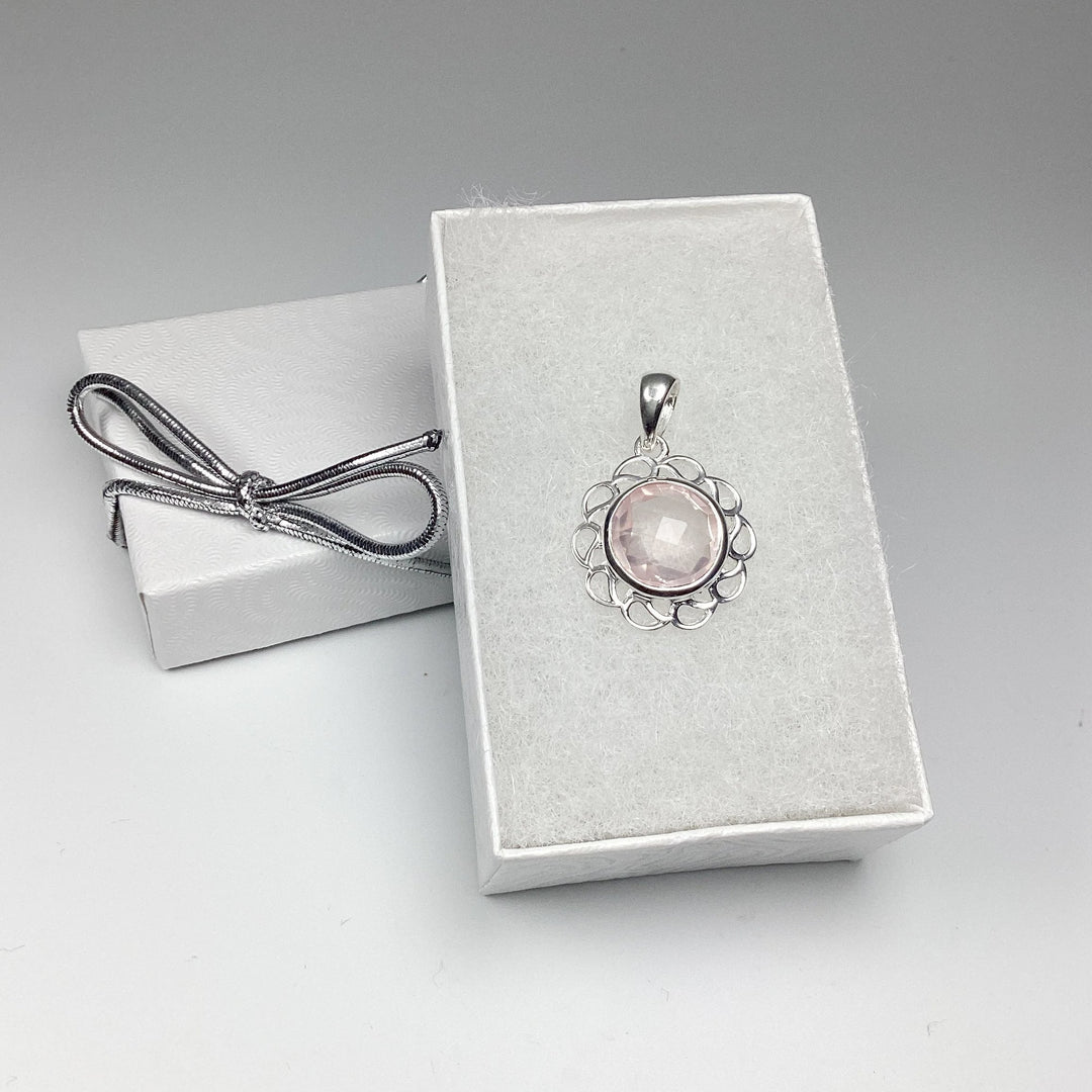 Rose Quartz Pendant - Rocks and Gems Canada