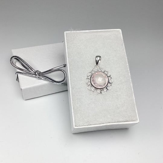 Rose Quartz Pendant - Rocks and Gems Canada
