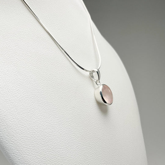 Rose Quartz Pendant - Rocks and Gems Canada