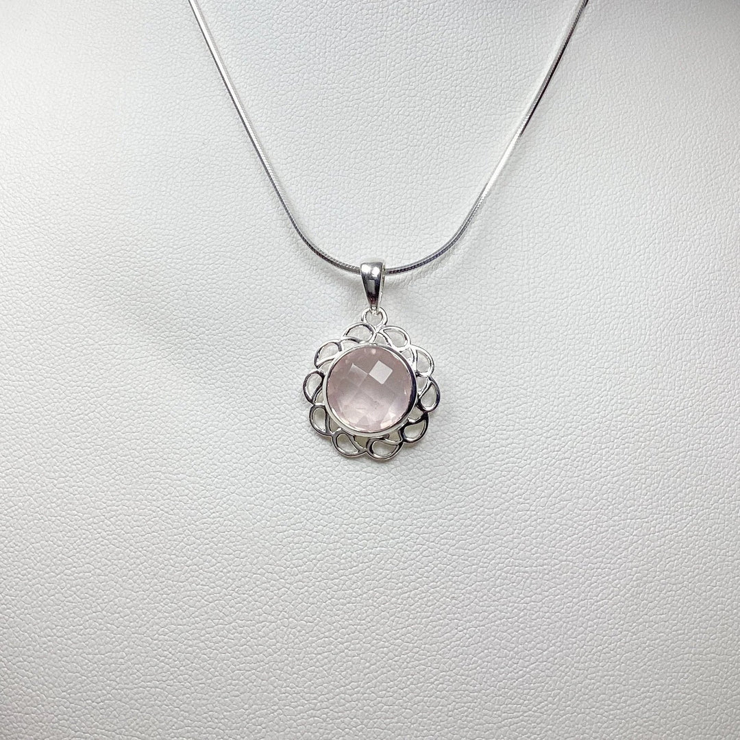 Rose Quartz Pendant - Rocks and Gems Canada