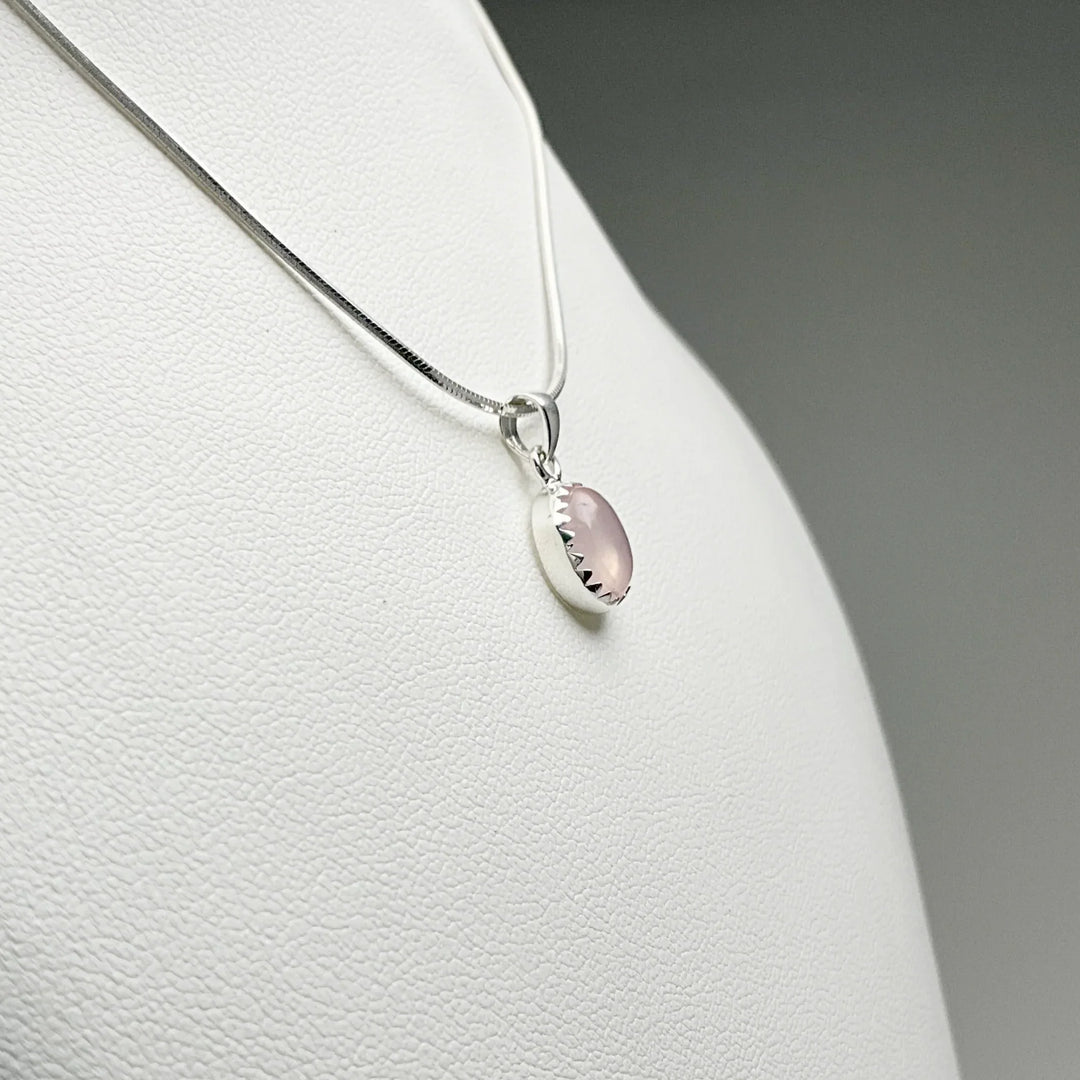 Rose Quartz Pendant - Rocks and Gems Canada