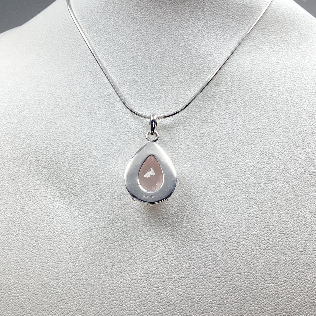 Rose Quartz Pendant - Rocks and Gems Canada
