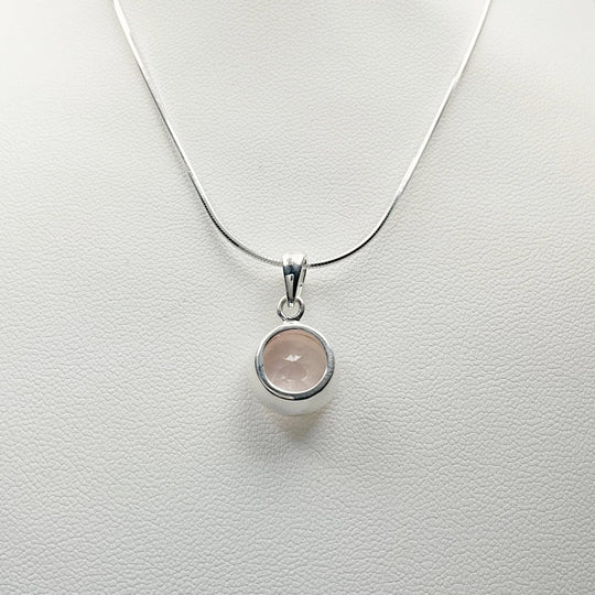 Rose Quartz Pendant - Rocks and Gems Canada