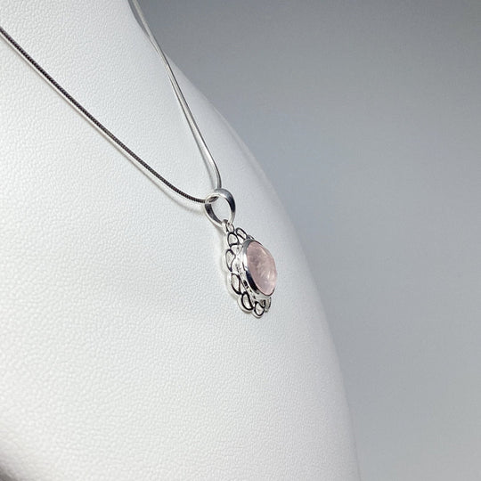 Rose Quartz Pendant - Rocks and Gems Canada