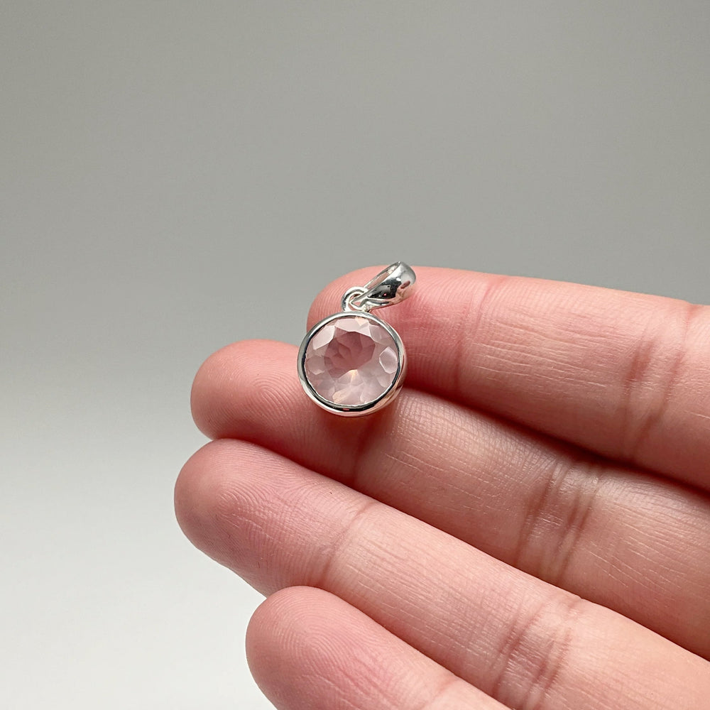 Rose Quartz Pendant - Rocks and Gems Canada