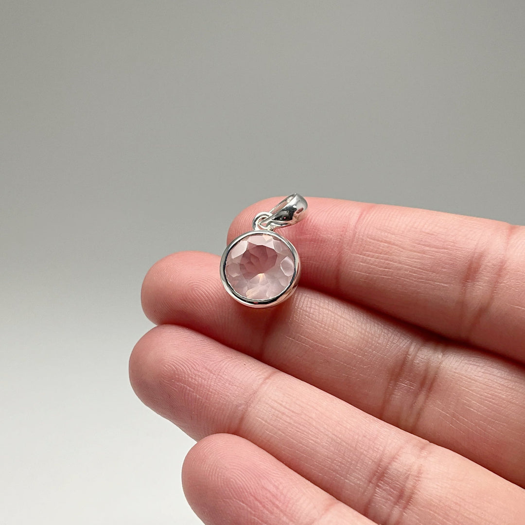 Rose Quartz Pendant - Rocks and Gems Canada