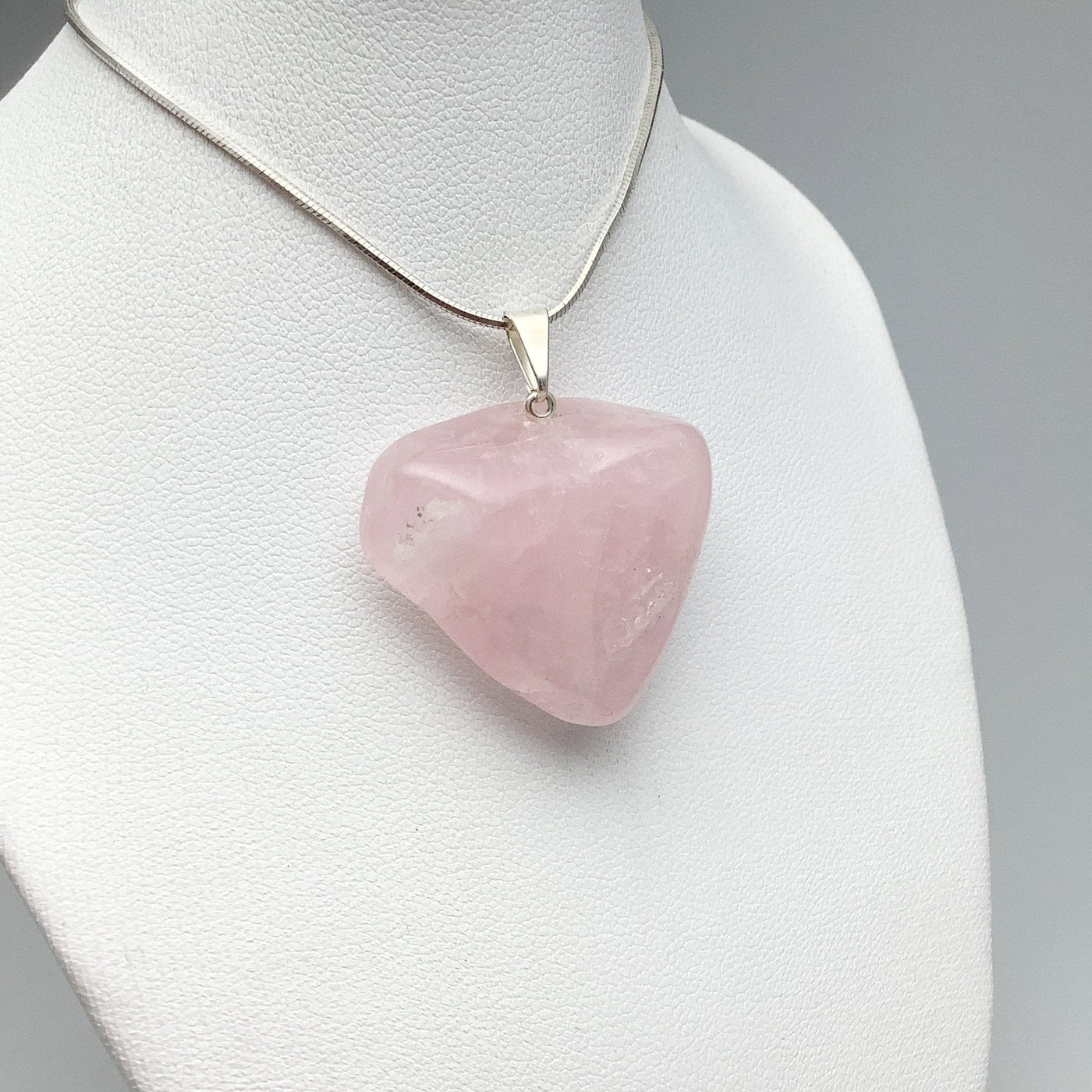 Rose Quartz Tumble Pendant