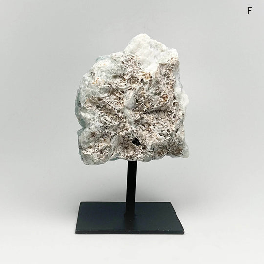 Rough Fluorite on Metal Display Stand-Rocks and Gems Canada