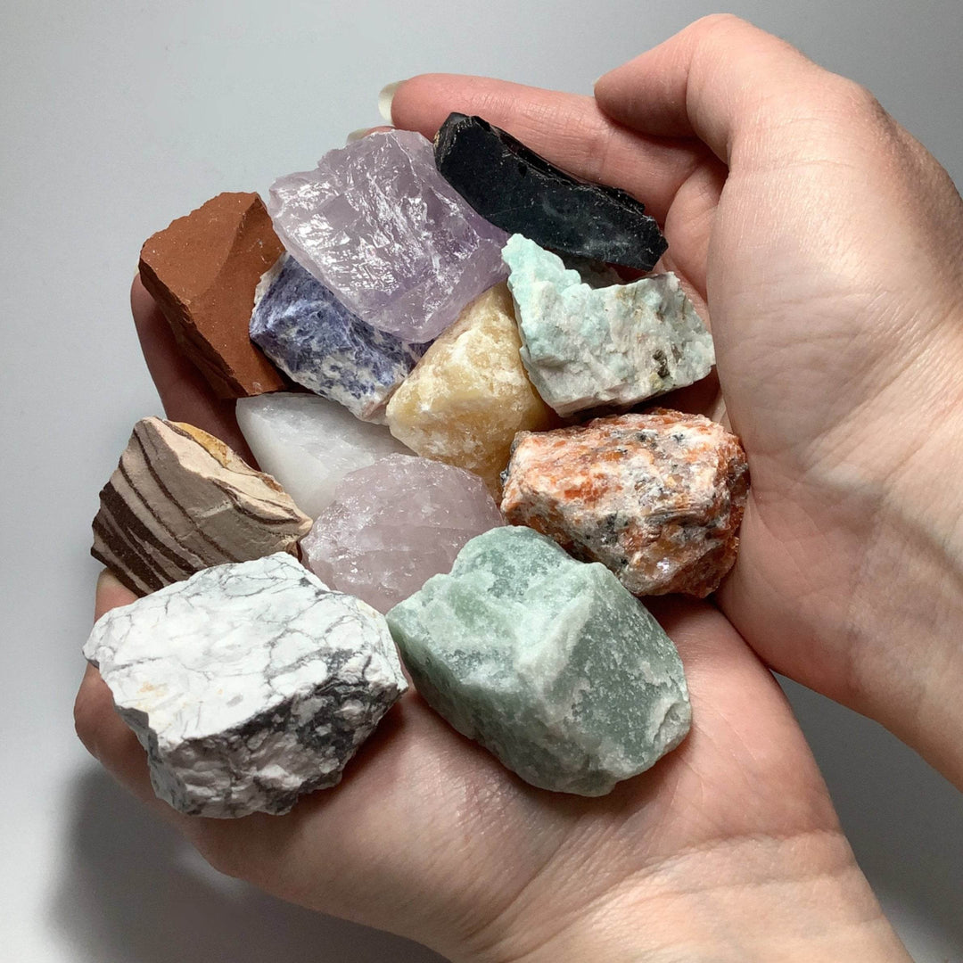 Rough Stone Assortment Kit-Rocks and Gems Canada