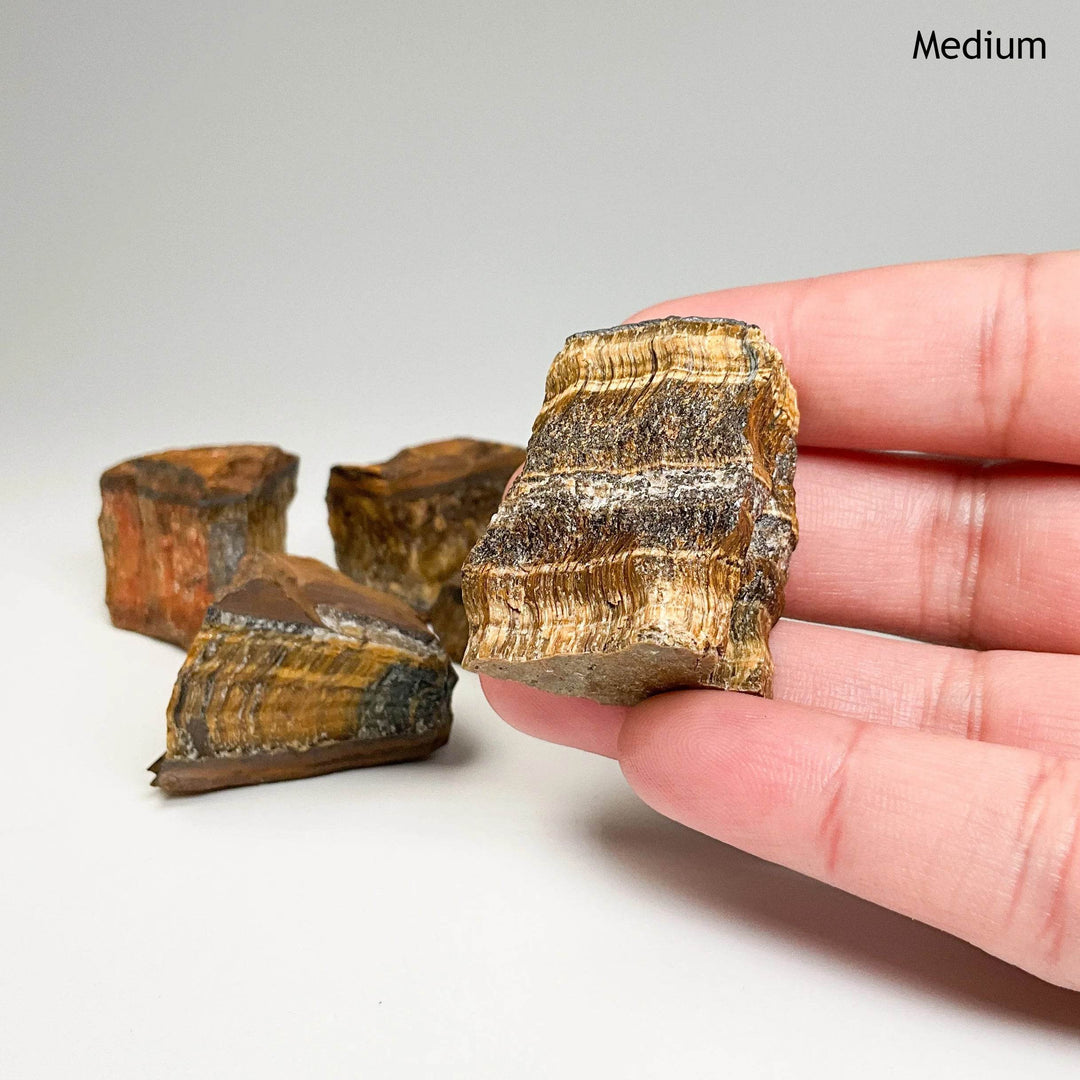 Rough Tiger Eye Chunk-Rocks and Gems Canada