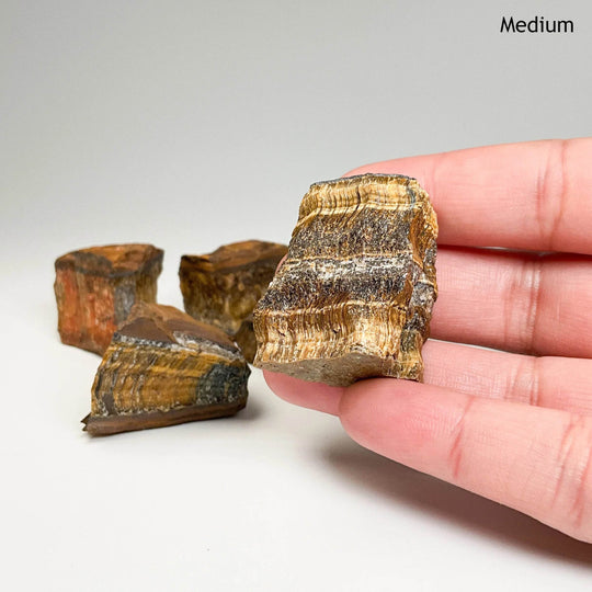 Rough Tiger Eye Chunk-Rocks and Gems Canada