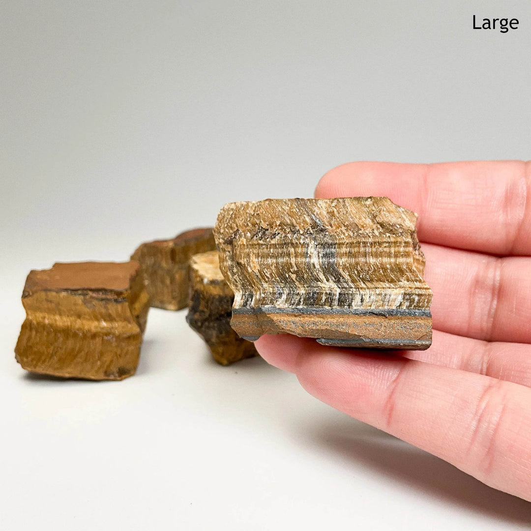 Rough Tiger Eye Chunk-Rocks and Gems Canada