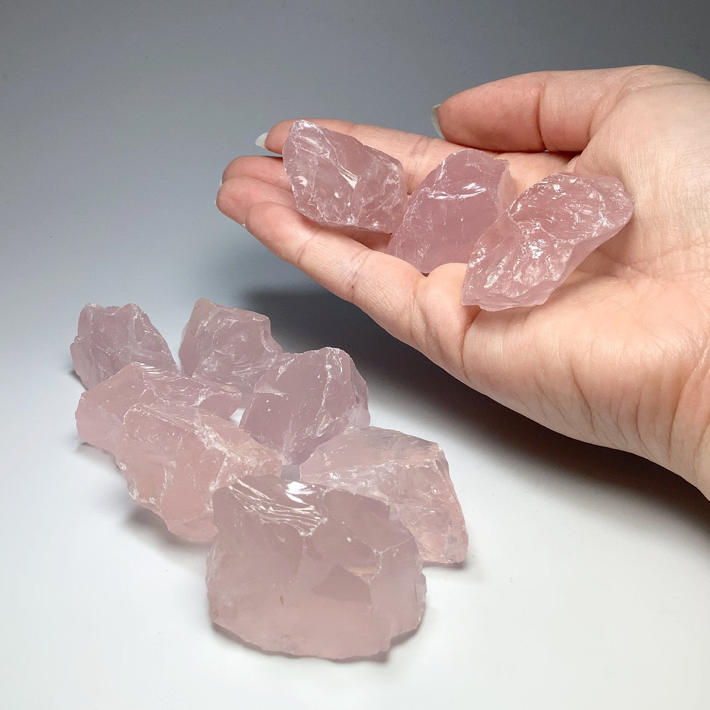 Rough Rose Quartz Chunk at $12 Each