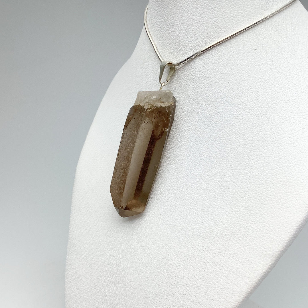 Rough Smoky Quartz Pendant - Rocks and Gems Canada