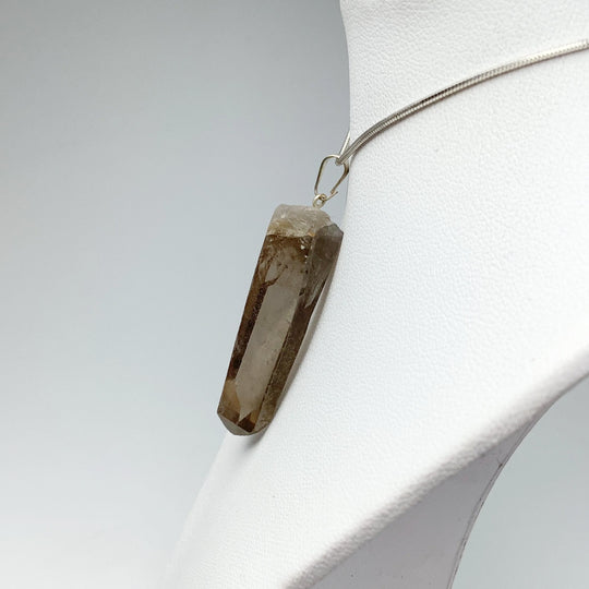 Rough Smoky Quartz Pendant - Rocks and Gems Canada