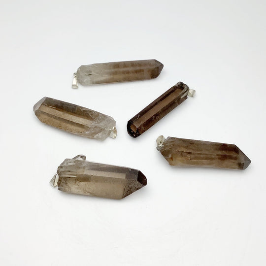 Rough Smoky Quartz Pendant - Rocks and Gems Canada