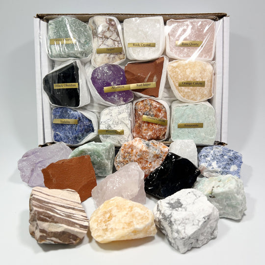 Rough Stone Assortment Kit - Rocks and Gems Canada