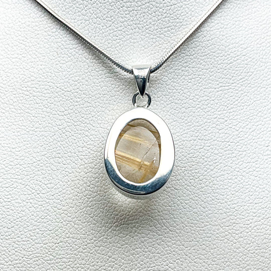 Rutilated Quartz Pendant-Rocks and Gems Canada