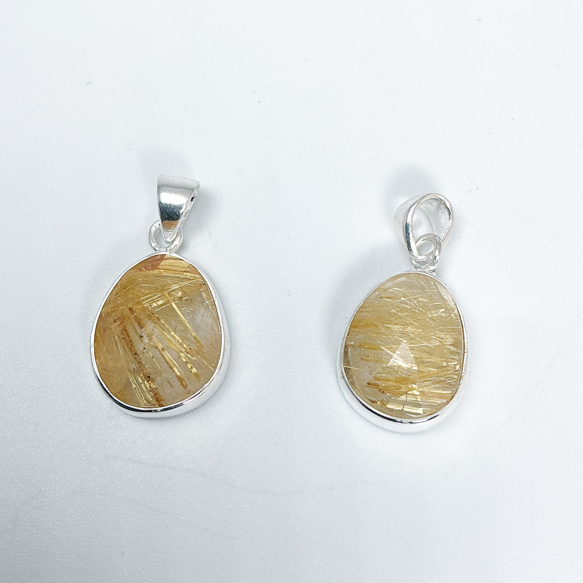 Rutilated Quartz Pendant-Rocks and Gems Canada