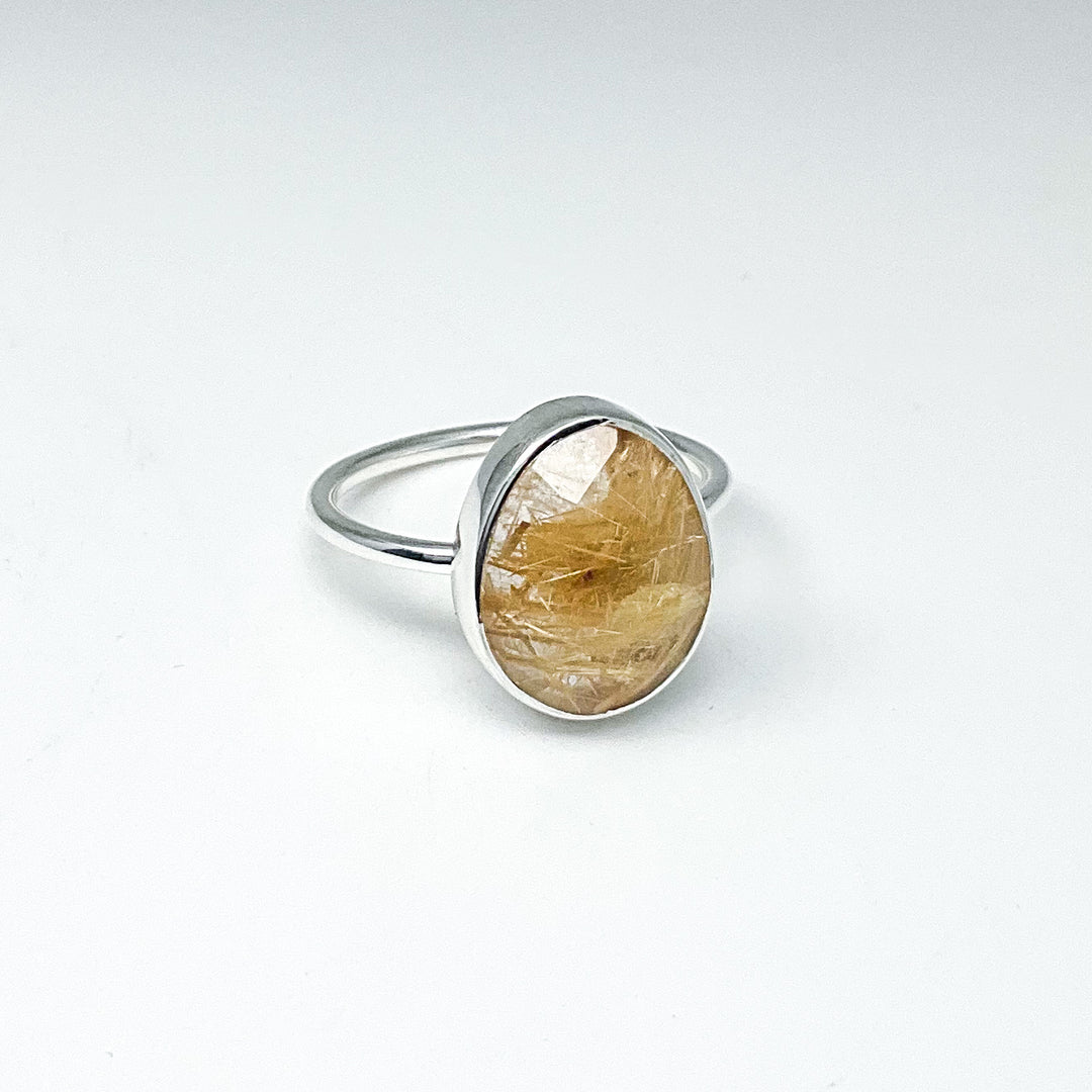 Rutilated Quartz Ring-Rocks and Gems Canada