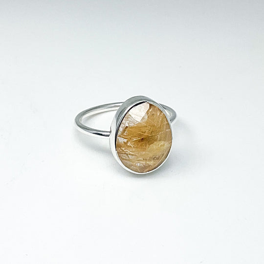 Rutilated Quartz Ring-Rocks and Gems Canada