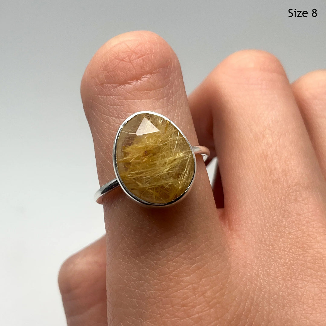 Rutilated Quartz Ring-Rocks and Gems Canada