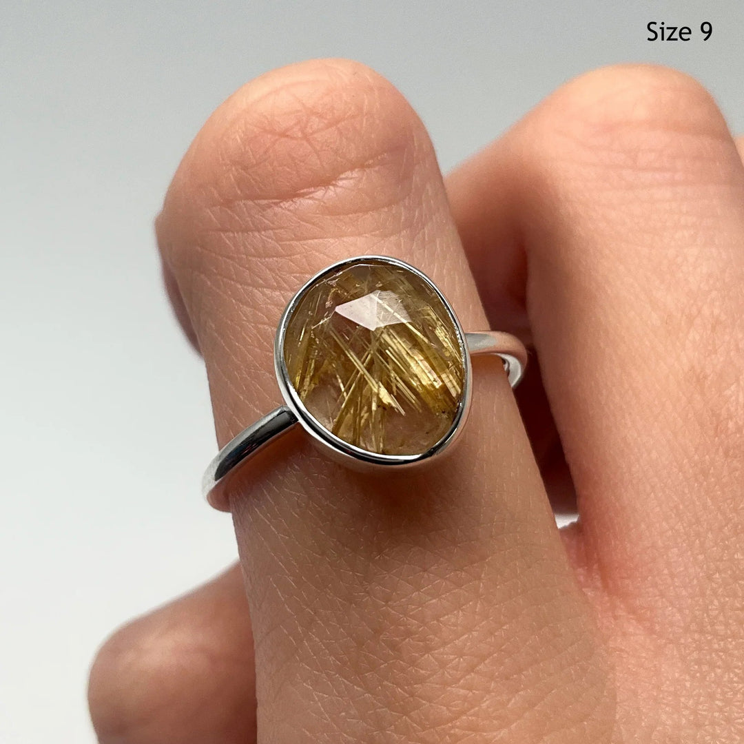 Rutilated Quartz Ring-Rocks and Gems Canada